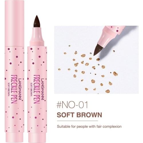 Lifelike Freckle Pen Makeup Freckle Fake Freckles Waterproof Foundation Long Lasting Freckles Makeup Soft Dot Spot Freckles Pen