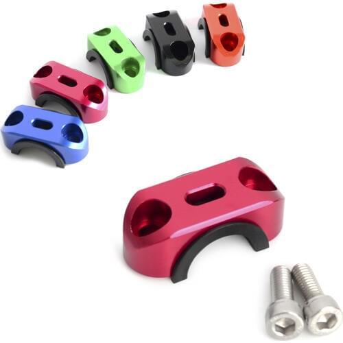 CNC Rotating Bar Clamp Red Anodized for Dirt Bikes MX Motocross Enduro ATV Rotating Bar Clamp for Honda CR CRF XR TRX 125