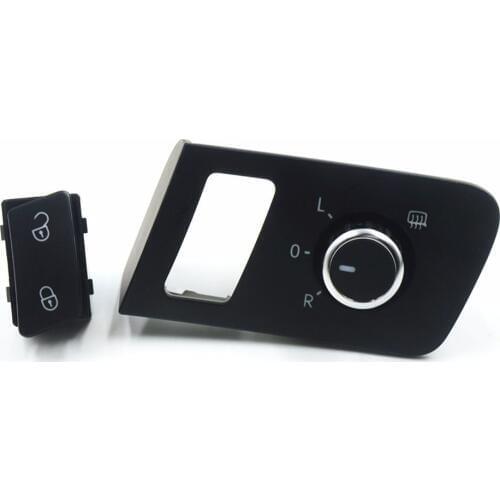 High quality Central lock switch + side mirror switch Button for Volkswagen VW caddy touran 1T0 962 125 1T1 959 565A 1T1 959 552