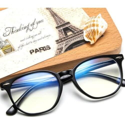 2019 Blur Ray Computer Glasses Women Men Eyeglasses Frame Vintage Square Rivet Decoration Clear Glasses Optical Spectacle Frame