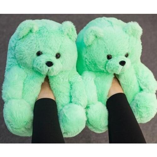 Winter Warm Slippers Women Cute Home Slippers Unisex One Size Home Sleppers Men House Floor Cotton Shoes Woman Plush Sliders