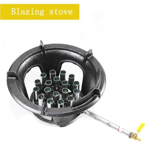 1pc stove burner for household barbecue portable Desktop gas burner Cast iron gas stove single fire burner gas jet burner