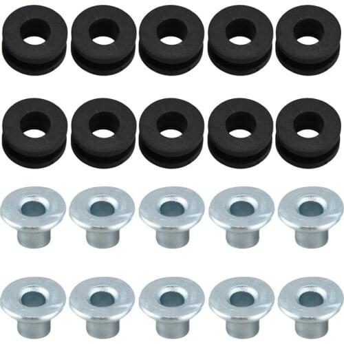 10pcs Motorcycle Rubber Grommets For Honda For Yamaha For Suzuki For Kawasaki Fairings