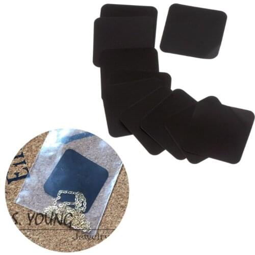 10Pcs Jewelry Anti-Tarnish Paper Tab Strips for Silverware Jewelry Protection