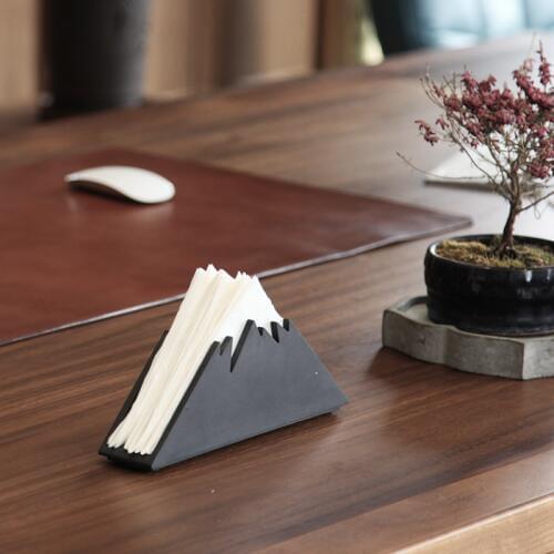 Concrete snow mountain tissue box silica gel mold multi-function living room remote control box cement box