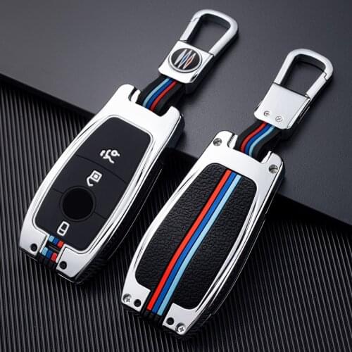 Car Key Case Cover Key Bag For Benz a c e Class W221 W177 W205 W213 Car-Styling Holder Shell Keychain Accessories