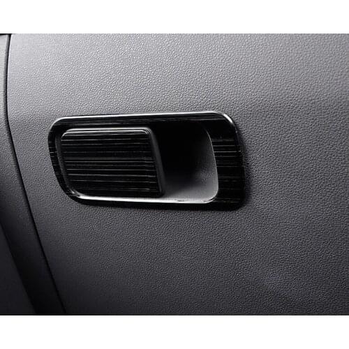 For Volkswagen vw t roc T-Roc 2018 stainless steel car accessories copilot glove storage box handle cover handle lid bowl