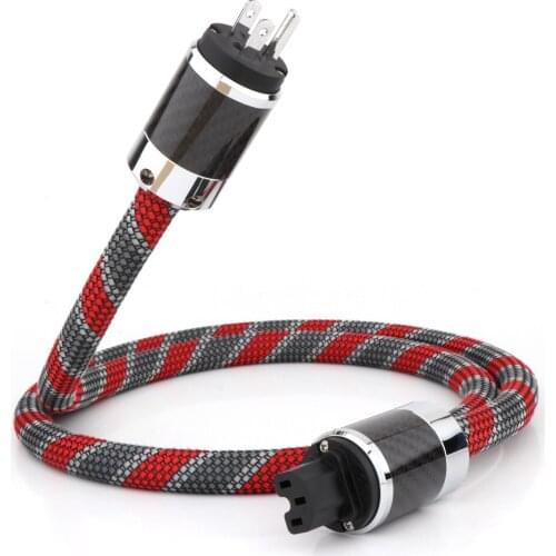 HIFI Power Cable US Mains Power Cord Cable Schuko Power Leads Audiophile CD TUBE AMPLIFIER