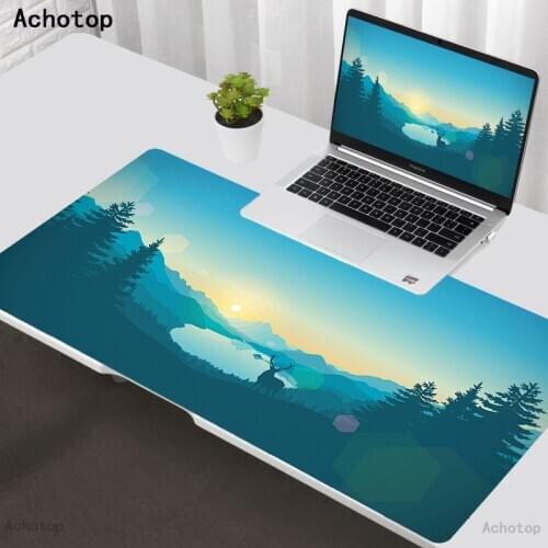 Deep forest firewatch2 mouse pad BIG Rubber Game Mouse Pad tapis de souris desk mat for LOL Dota2 Game Player Mosue Mat Carpet