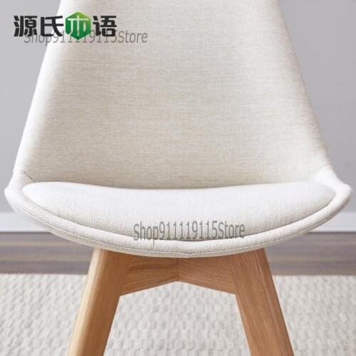 Solid Wood Dining Chair Oak Chair Nordic Leisure Chair Desk Chair Creative Armchair Chair
