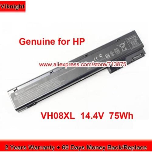 Genuine VH08XL Battery HSTNN-IB2P for Hp 8560w 8570w 8760w 8770w Series 14.4V 75Wh