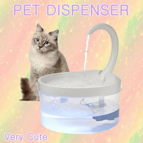 Pet Water Fountain Cat Water Dispenser Automatic Drinking Fountain With LED Light For Cats Dogs Dropshipping 2021 New