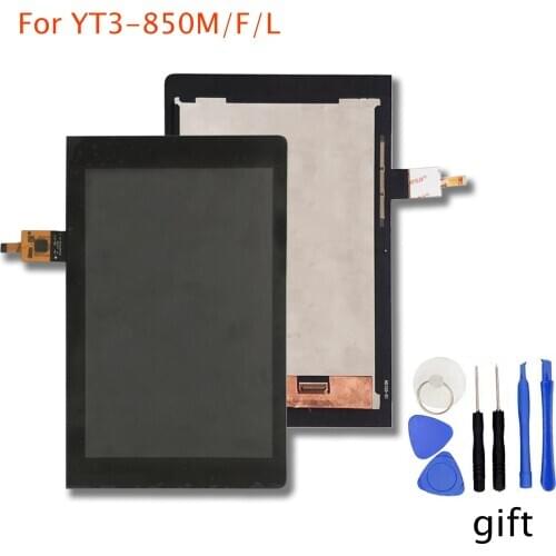 For Lenovo YOGA TAB 3 8.0 YT3-850 YT3-850F YT3-850L YT3-850M Touch Screen Digitizer Glass+LCD Display Panel Replace+tools