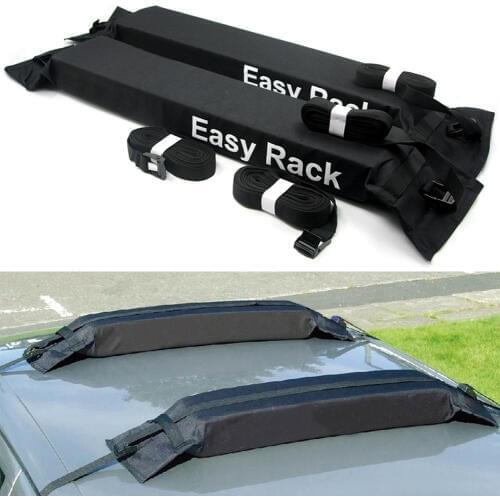 Universal Auto Soft Car Roof Rack Rooftop Luggage Carrier Load 60kg Baggage Easy Fit Removable