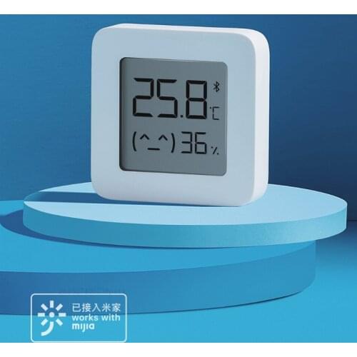 XIAOMI Mijia Bluetooth-compatible Thermometer 2 Wireless Smart Electric Digital Hygrometer Thermometer with Battery Mihome APP