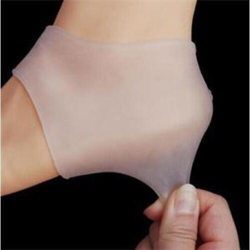1Pair New Silicone Comfortable Shoes Moisturising Heel Protectors Practical Gel Heel Inserts For Foot Care