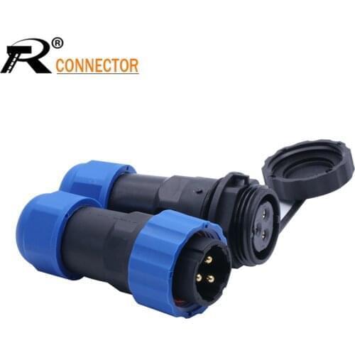 10sets IP68 SP20 Aviation Accessories Plug Connector Cable Terminal Docking 1/2/3/4/5/6/7/9/10/12/14pin Waterproof Socket Panel