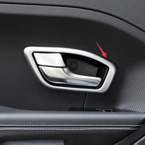 For Land Rover Range Rover Evoque 2012+ ABS Matte Car inner door protector handle Bowl cover trim car styling Accessories 2pcs