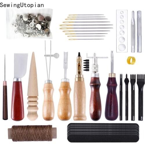 DIY Leather Craft Hand Sewing Supplies Accessories Tool Line Thread Leather Craft Hand Stitching Sewing Tool