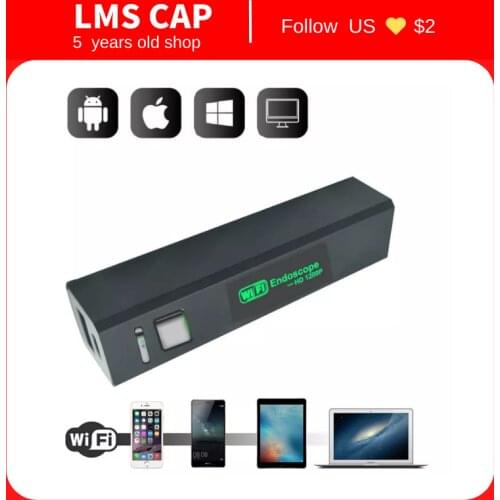 Wireless WiFi Transmitter Adapts to 720P and Above Endoscopes 1.3 Million Pixel Otoscope