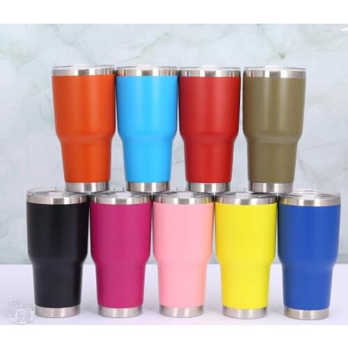 Large Capacity 30oz Beer Coffee Wine Tumbler Mug Keep Cold Beer Drinks Mug With Lid