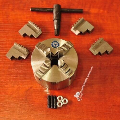 80 four-jaw chuck Self-centering chuck k12-80 with positive and negative claws metalworking chuck woodworking chuck