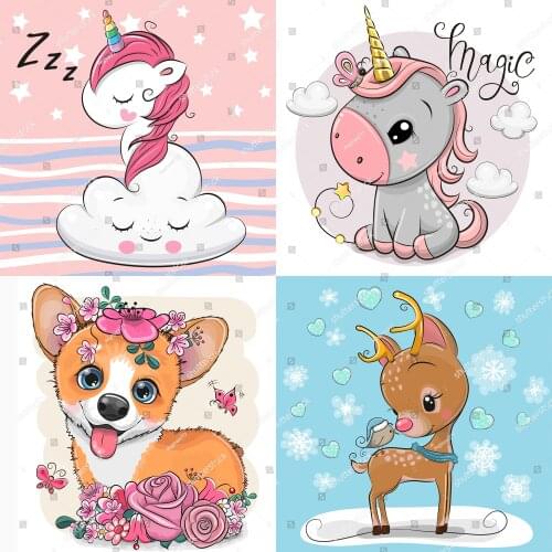 Unicorn Elk Corgi Dog Angel Boy Girl Metal Cutting Dies DIY Scrapbooking Card Decorative