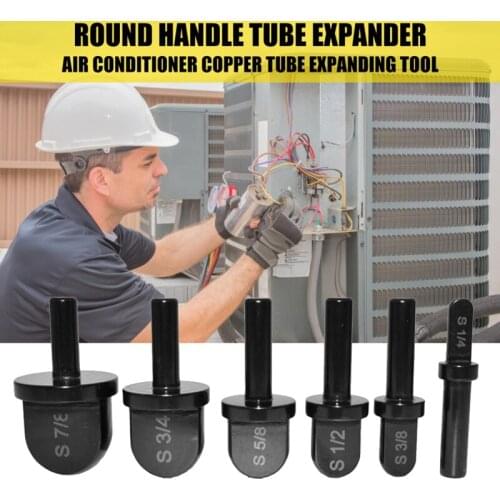 Pipe Expander Metric Imperial Casing Roller Hexagonal Shank Air Conditioner Copper Tube Reamer Pipe Expander