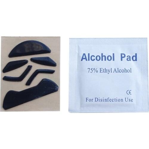 1 Set 0.6mm Curve Edge Mouse Feet Mouse Skates for logitech G302 G303 Mouse