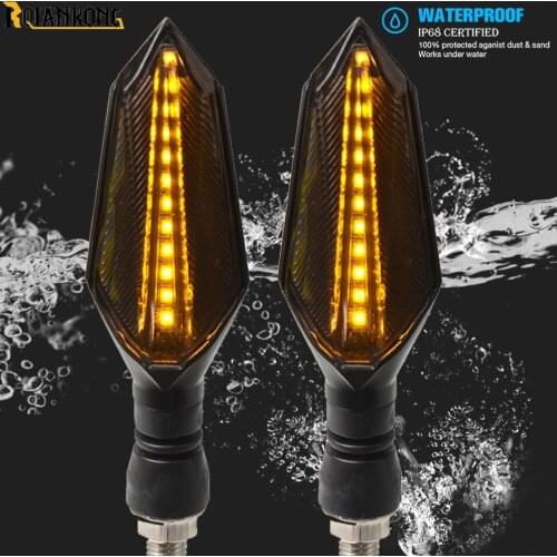 Motorcycle Turn Signal Light Flashing 12 LED lights FOR YAMAHA YZ426F 450F 250X 125X 250FX KAWASAKI KX250F 450F 65 80 85