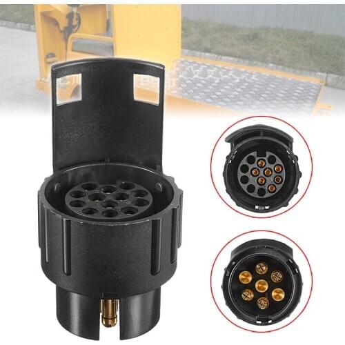1pc 7pin To 13pin Car Auto Towing Socket Converter Adapter 12V Trailer Caravan Truck Towbar Towing Electrical Converter Plug