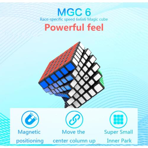 [Picube]Magic cube puzzle YongJun MGC 6x6x6 M magnetic cube YJ MGC 6x6 professional specail educational twist wisdom cube 6*6*6