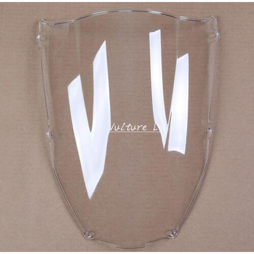 Clear Wave Windshield Fairing Windscreen Lens For Kawasaki Ninja ZX6R 2000-2002 ZZR 600 05-09