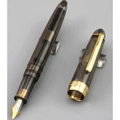 DKW male female fountain pen High quality pens business gift boyfriend present husband luxury caneta with 5pcs ink sac 007