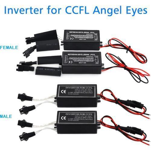 SKYJOYCE 1 Pair CCFL Driver Inverter Replacement 1 for 2 Lamps CCFL Angel Eye Driver Halo Ring CCFL Spare Ballast For E39 E46