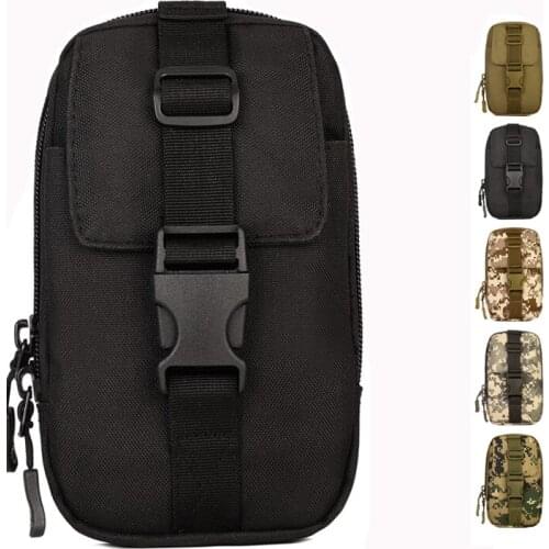 Outdoor Sports Climbing Hunting Tactical Bag Accessory Bag,EDC Tool Bag Messenger Bag,Men 5.5/6 Inch Mobile Phone Belt Pocket