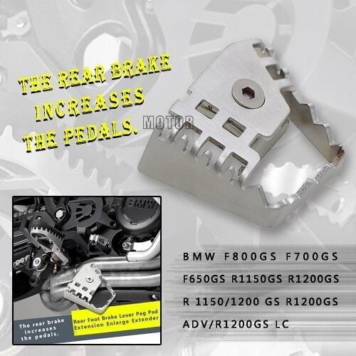 Rear Brake Peg Pad Enlarge Extender For BMW F 800 GS F800GS F700GS F650GS R1150GS R1200GS Motorcycle Foot Brake Lever Extension