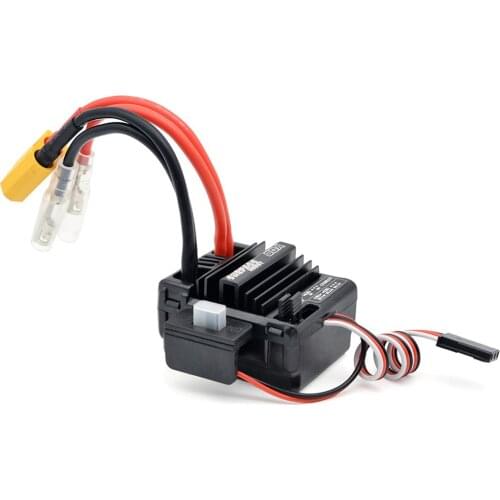 High Quality SURPASSHOBBY 80A Brushed ESC for RC 3-Slot 550 Motor for 1/10 1/12 RC Car Wltoys 144001 124019