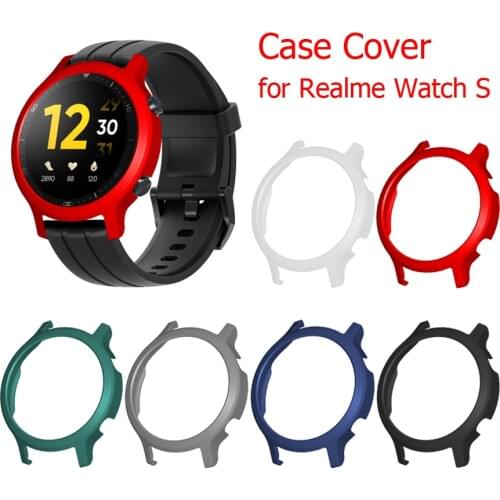 Protective Case Cover for Realme Watch S Colorful Hard Plastic Shell Bumper for Realme Watch S Protector Frame Accessaries
