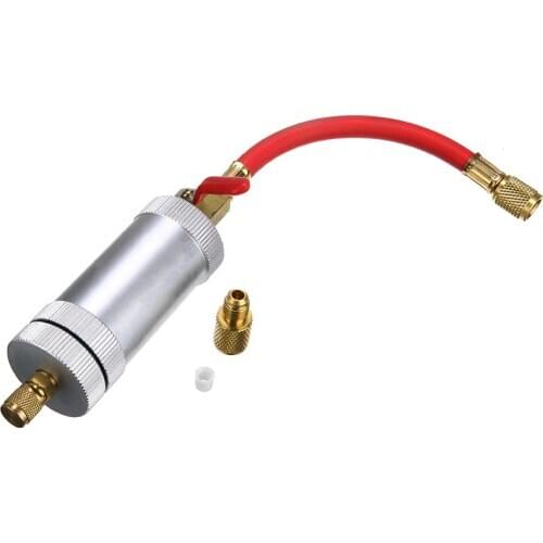 1pcs Alloy R134A R12 R22 Air Conditioning Car Oil Injection Tool Coolant Filler Pipe Replacement Tool