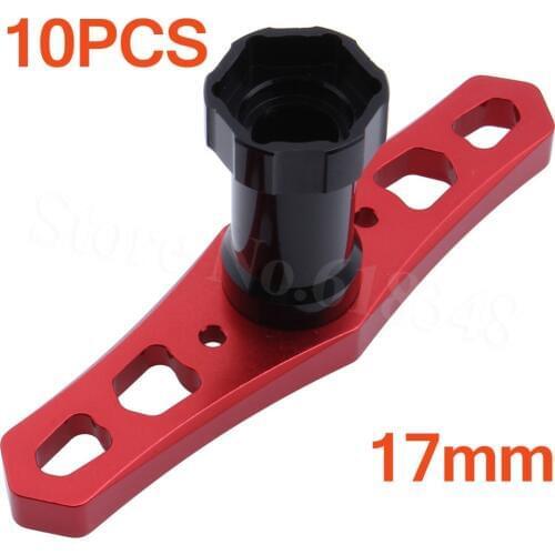 10pcs 17mm Wheels HEX Nuts Sleeve Wrench RC Tools For 1:8th Buggy Monster Truck