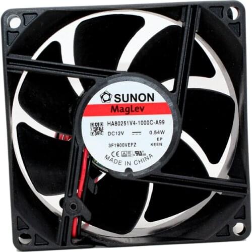 HA80251V4-1000C-A99 HA80251V4-1000U-A99 For Sunon 80mm 8025 fan 8cm 12V low noise mute power fan