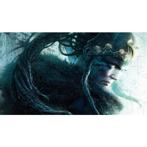 Hellblade Senua 2 Silk Fabric Wall Poster Art Decor Sticker Bright