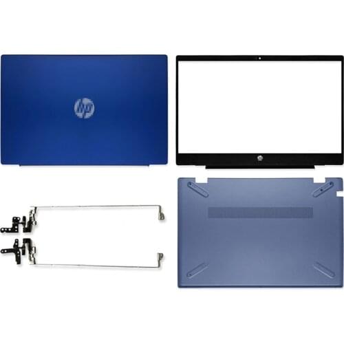 NEW Top Back Case For HP Pavilion 15-CW 15-CS TPN-Q208 Laptop LCD Back Cover/Hinges/Front Bezel/Bottom Case Rear Lid Case Blue