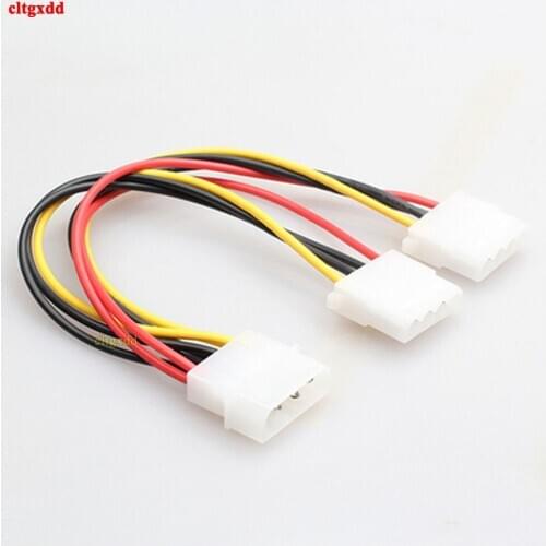 Cltgxdd 2 Way 4 Pin PSU Power Splitter Cable LP4 Molex 1 to 2 Futural Digital Hot Selling JUN30