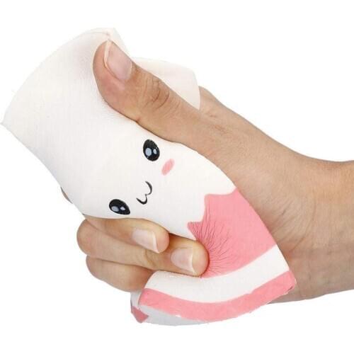 Decompression Toy Slow Rebound Flexible Faux Leather Child Milk Bottle Squeeze Toy for Squeezing Stress Relief Hand Fidget Toys