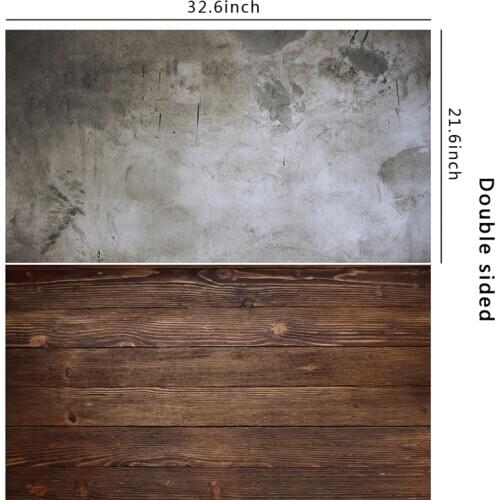 Double Sided Background 55x83cm Marble Cement Vintage Ins Style Photoshoot Photography Double Sides Photo Backdrops Waterproof