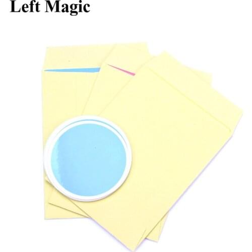 Induction Envelope Magic Tricks Color Prediction Card Magic Props Children Toys Street Magic Close- Up Stage Magic Props C2055