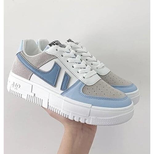 2021 Hot Woman Sneakers White Womens Shoes Ladies Casual Platform Sneakers Flats Breathable Female Vulcanized Shoes Size 41 42
