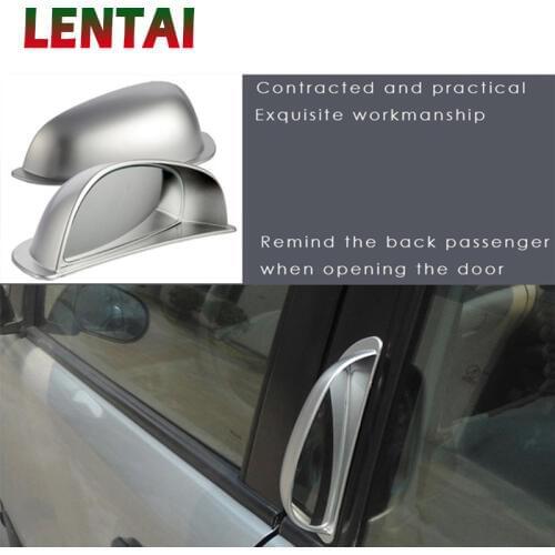 LENTAI 1Set Car Back door Rearview Wide Angle Lens Mirrors For Fiat Punto 500 Volkswagen VW Polo Passat B7 B8 Golf 5 6 7 Tiguan